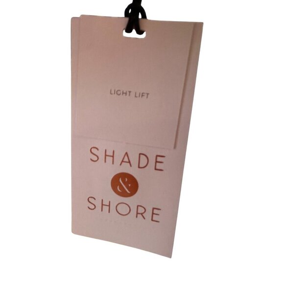 Shade & Shore Light Lift Bandeau Bikini Top Blue White Stripe Women 34C Nautical - Picture 15 of 16